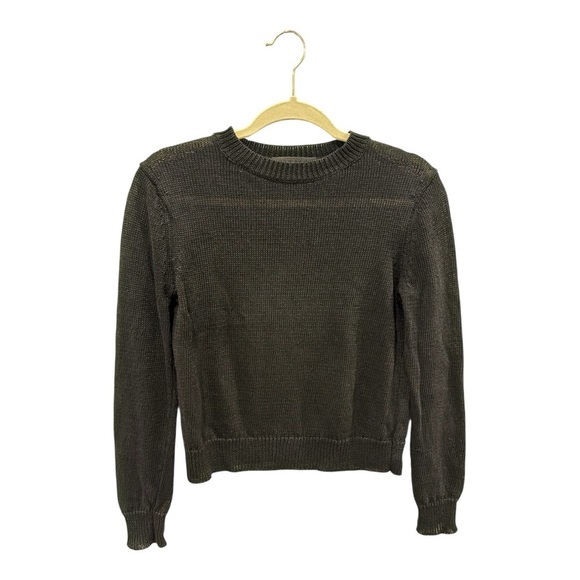 Jenni Kayne 100% Linen Loose Knit Crew Neck Sweater XS - Picture 3 of 8